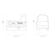 Kolimator otwarty Hawke Micro Reflex 3 MOA Wide View